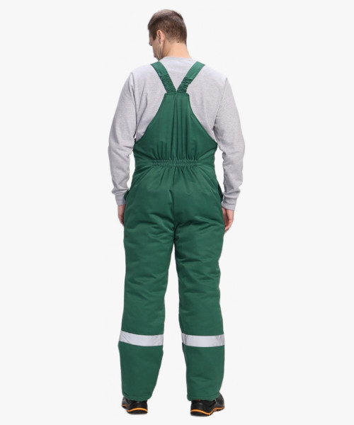 Полукомбинезон зимний Экспертный-Люкс (Смесовая, 210), зеленый