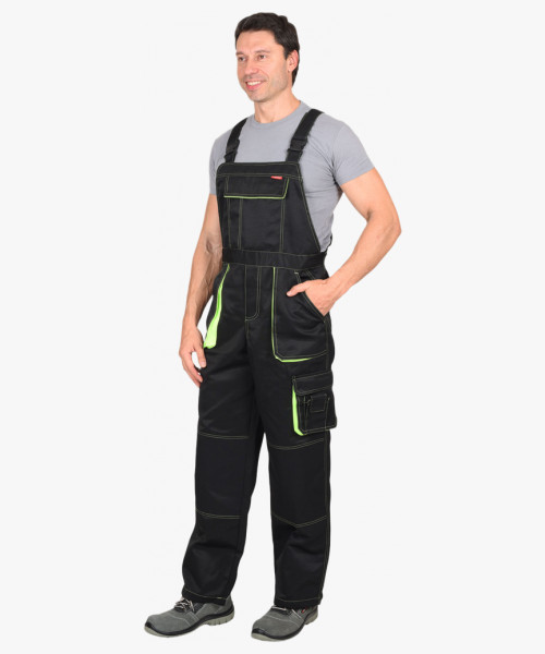 Полукомбинезон мужской СИРИУС-CROWN чёрный