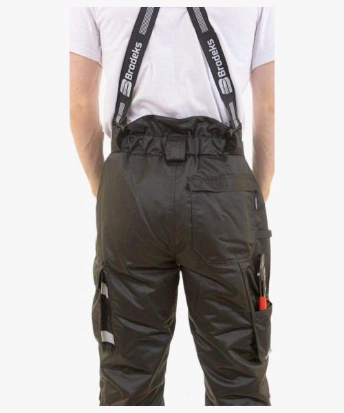Брюки зимние мужские Brodeks KW304, цвет чёрный