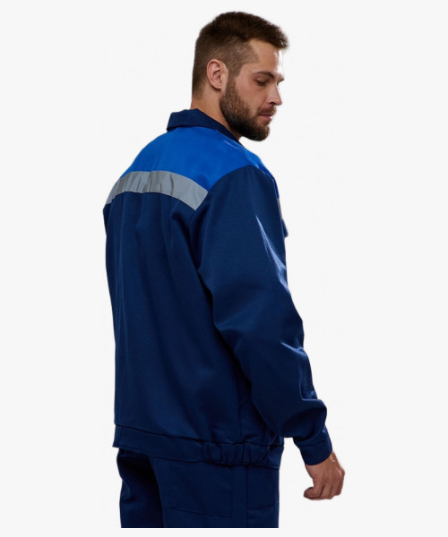 Костюм Техник-2 СОП (тк.Смесовая,210) п/к, т.синий/васильковый