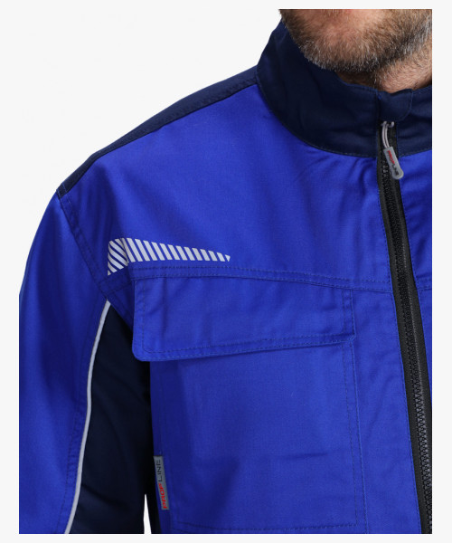 Куртка ProfLineSpecialist (тк.Смесовая,240), васильковый/т.синий