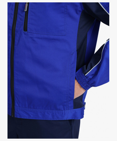 Куртка ProfLineSpecialist (тк.Смесовая,240), васильковый/т.синий