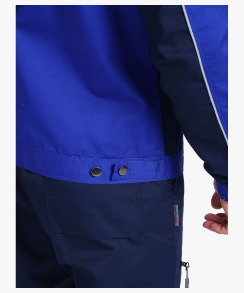 Куртка ProfLineSpecialist (тк.Смесовая,240), васильковый/т.синий