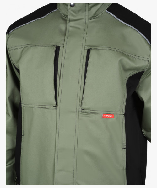 Куртка СИРИУС-ЦИТРИН светло-оливковый с черным