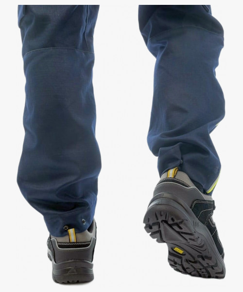 Комбинезон сварщика 1 класса Brodeks FS58-01, цвет тёмно-синий, чёрный