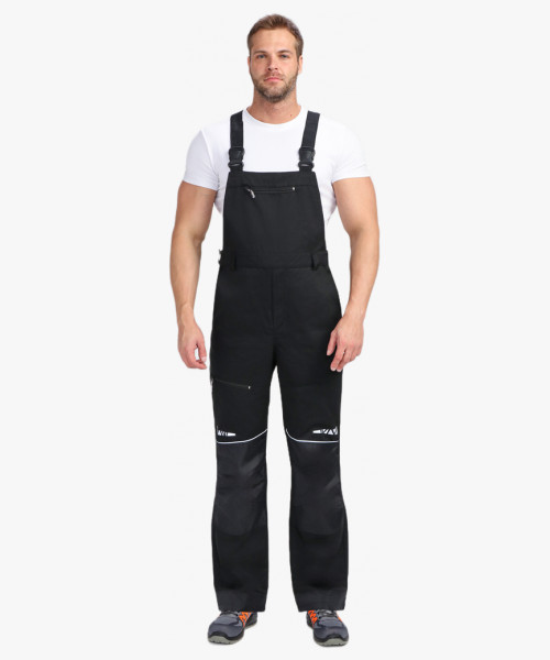 Костюм мужской летний ProfLineSpecialist-2 (тк.Смесовая,240) полукомбинезон, красный/черный