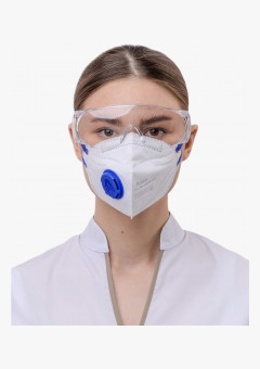 Респиратор складной DSK 5501 НК с клапаном, FFP2