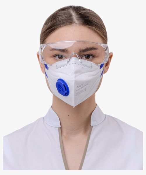 Респиратор складной DSK 5501 НК с клапаном, FFP2