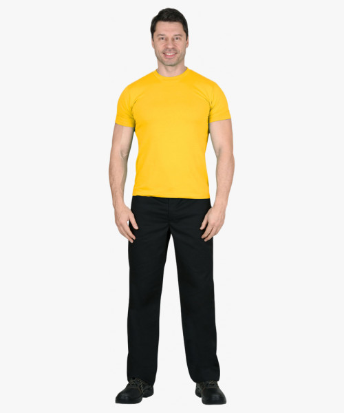 Футболка жёлтая 160г/м2