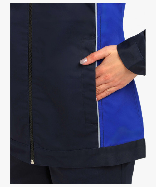 Куртка женская ProfLineSpecialist (тк.Смесовая,240), т.синий/васильковый