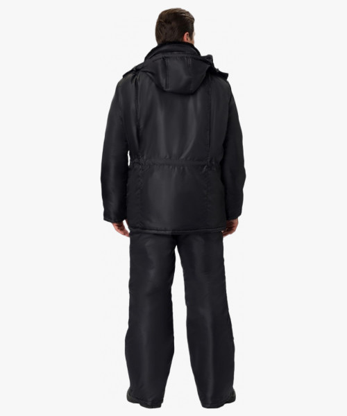 Костюм зимний для Охранника (тк.Оксфорд) п/к, черный