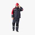 Костюм зимний Вектрон-2 СОП (тк.Смесовая,240) п/к, черный/красный/серый