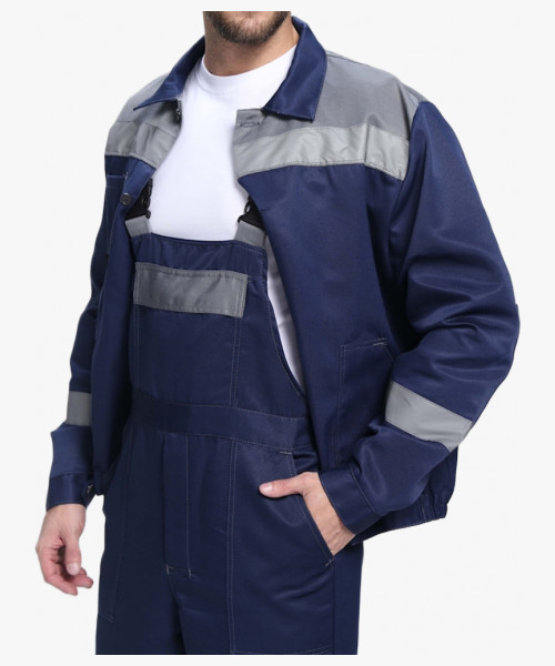 Костюм Лигор-2 СОП (тк.Смесовая,210) п/к, т.синий/серый