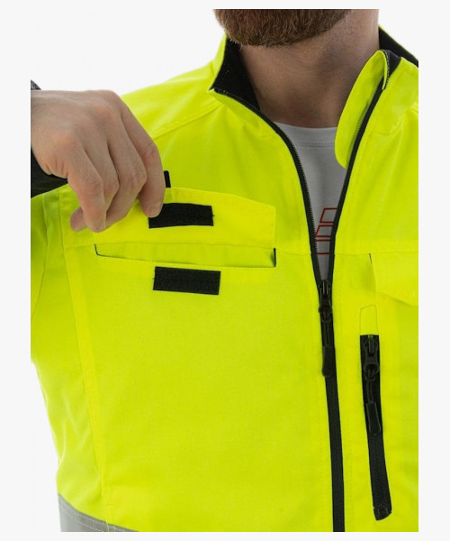 Куртка сигнальная Brodeks KS218, цвет жёлтый, чёрный