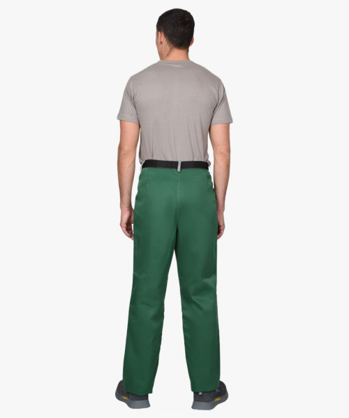 Костюм СИРИУС-АСПЕКТ куртка длин., брюки зеленый со светло-серым и черной отделкой