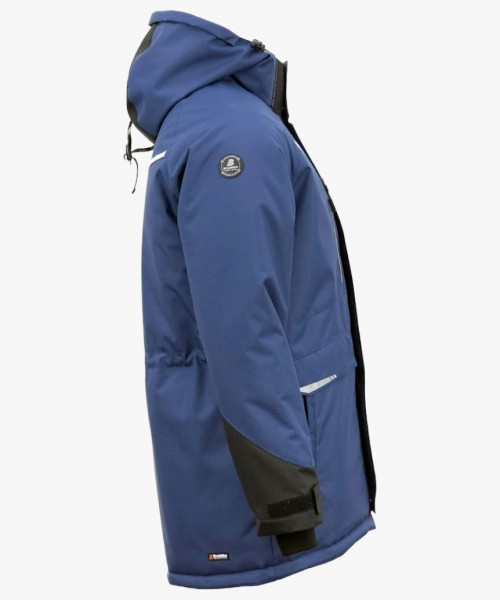 Куртка-парка зимняя мужская Brodeks KW215, цвет синий