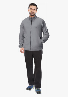 Куртка флисовая серая