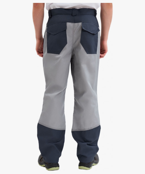 Брюки Лидер IMP (тк.Смесовая,240), т.серый/св.серый