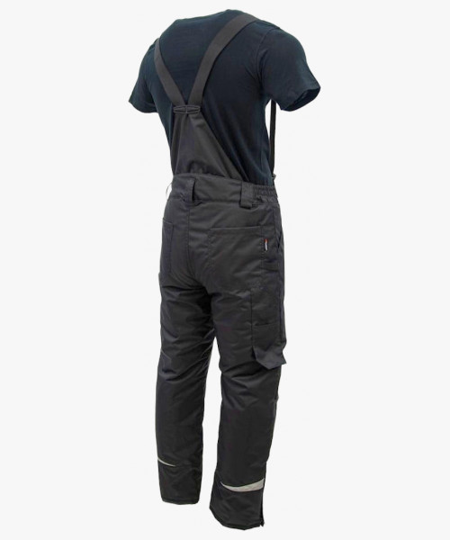 Костюм рабочий зимний Brodeks KW603, куртка, брюки, цвет синий, чёрный