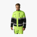 Куртка дорожник сигнальный (тк.Балтекс,210), лимонный/черный