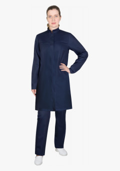 Халат СИРИУС-ВАЛЕНСИЯ женский темно-синий