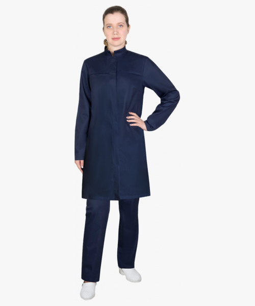 Халат СИРИУС-ВАЛЕНСИЯ женский темно-синий