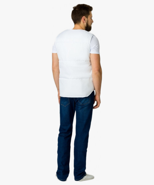 Жилет утепленный Комфорт (Дюспо), белый