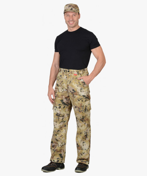 Костюм СИРИУС-ПУМА куртка, брюки (тк. Грета 210) КМФ Саванна