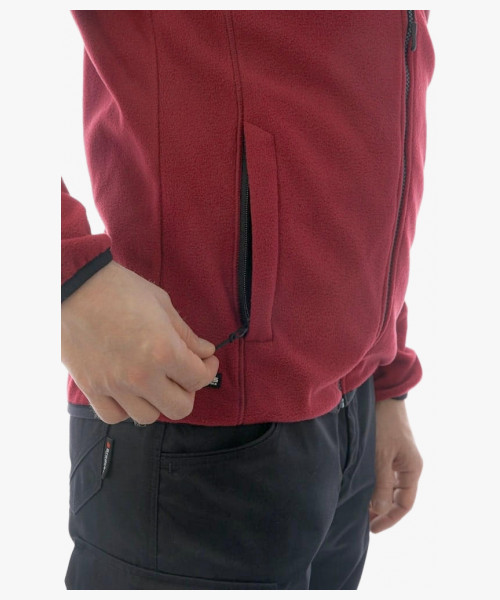 Толстовка флисовая Brodeks KS211, цвет бордовый