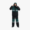 Костюм зимний Нордхард-2 СОП У. (тк.Смесовая,240) п/к, черный/т.зеленый