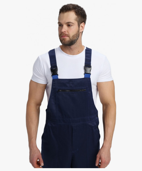 Костюм Нейч-2 СОП с капюшоном (тк.Смесовая,210) п/к, т.синий/васильковый