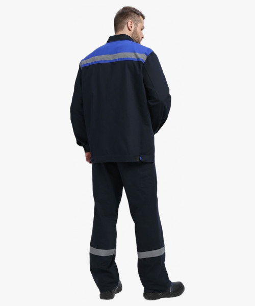 Костюм Итрорис-1 СОП (тк.Саржа,250) брюки, т.синий/васильковый