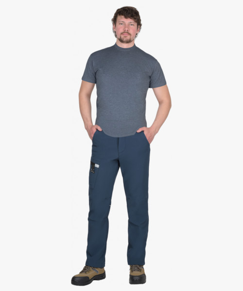 Футболка меланж тёмно-серый 160 г/м2