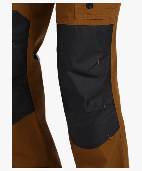 Костюм мужской летний ProfLineSpecialist-2 (тк.РипСтоп,240) полукомбинезон, коричневый/черный