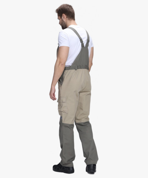 Полукомбинезон Челси (тк.Канвас,270), хаки/бежевый