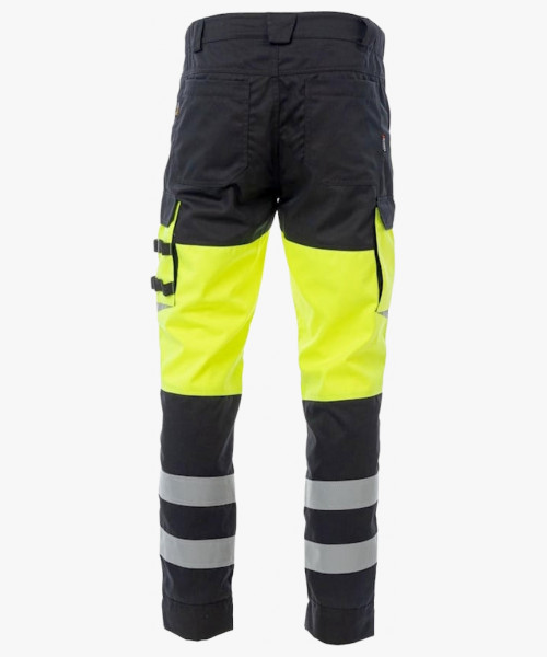 Брюки сигнальные Brodeks KS309, цвет жёлтый, чёрный