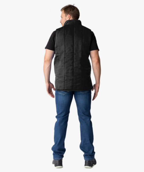 Жилет утепленный Универсальный (тк.Смесовая,210), черный