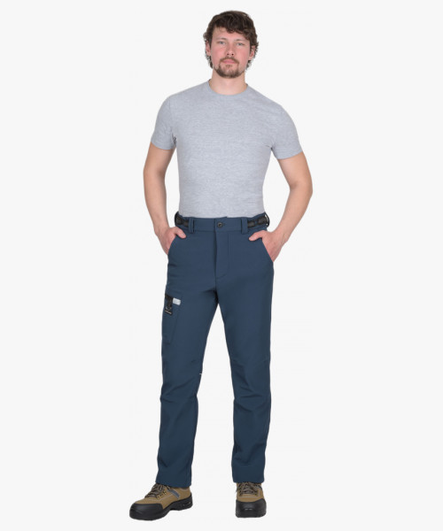 Брюки СИРИУС-СПЕЙС софтшелл синие