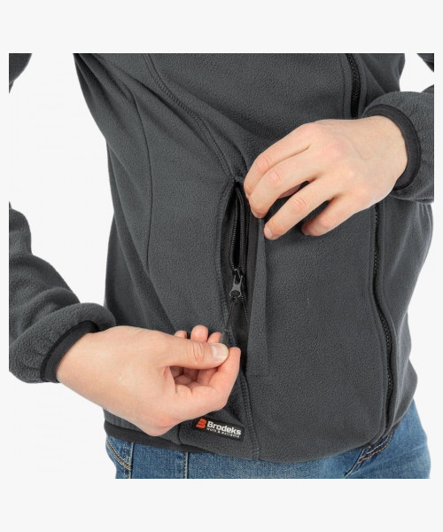 Толстовка флисовая Brodeks KS211, цвет графит