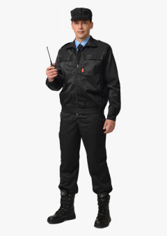 Костюм СИРИУС-БЛОКПОСТ/ВЫМПЕЛ куртка, брюки,  черный
