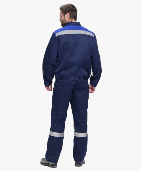 Костюм Лигор-2 СОП CH (тк.Смесовая,210) п/к, т.синий/васильковый