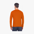 Футболка длинные рукава оранжевая 160г/м2