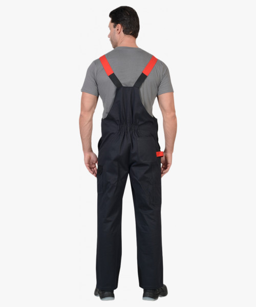 Костюм СИРИУС-ФАВОРИТ-МЕГА куртка, п/к, серый с черным и красным, СОП, 100% х/б, пл. 320 г/кв.м