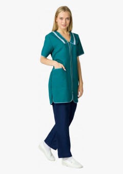 Халат женский Сакура (тк.Габардин), зеленый