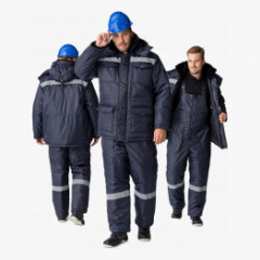 Костюм зимний Мастер-Ультра (тк.Оксфорд) п/к, т.синий