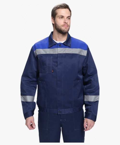 Костюм Лигор-2 СОП CH (тк.Смесовая,210) п/к, т.синий/васильковый