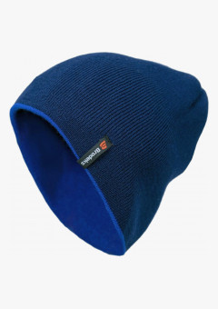 Шапка Brodeks Light Bicolor, цвет тёмно-синий, синий