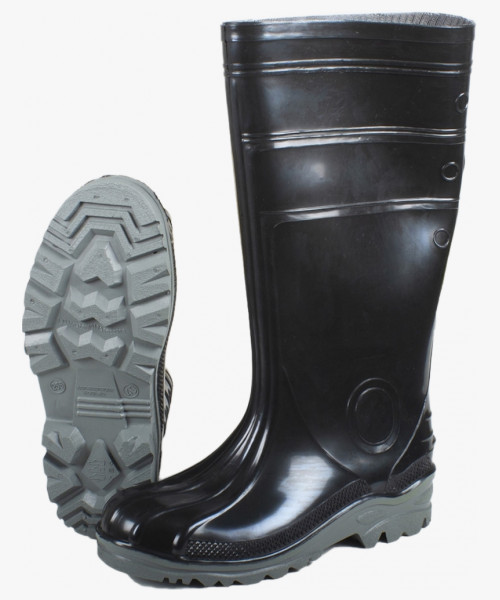 Сапоги мужские ПВХ двухкомпонентные МП, черный (арт.155)