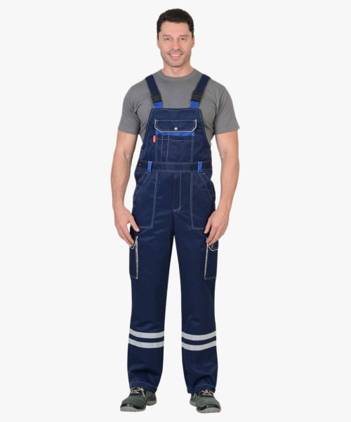 Костюм СИРИУС-ЛИДЕР куртка, п/к т.синий с васильком и молочным, СОП