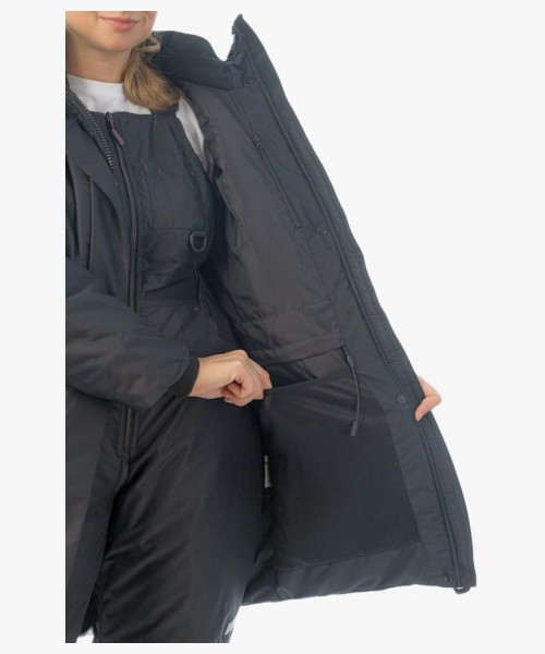 Куртка-парка женская зимняя Brodeks KW258, цвет чёрный